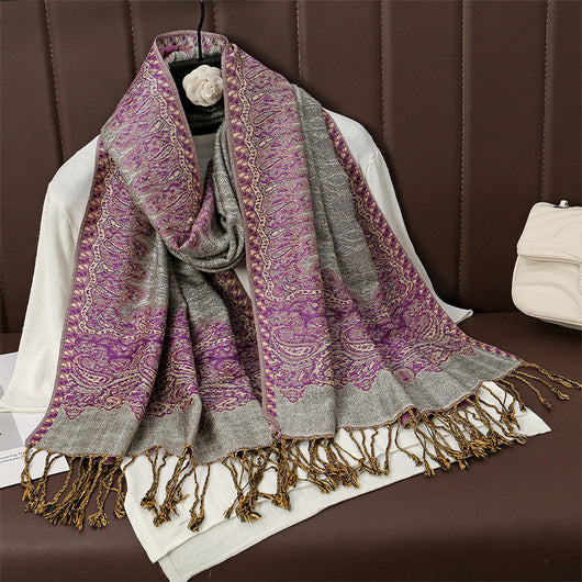 Chal Faux Cashmira Otoño-Invierno | Envolvente Cálido y Elegante - Image 32
