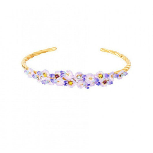 Collar con Aretes de Flor de Glicina - Accesorios de Lujo Minimalista - Image 5
