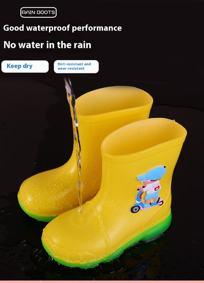 Botas de Lluvia Impermeables Desmontables para Niños con Suela Antideslizante - Image 26