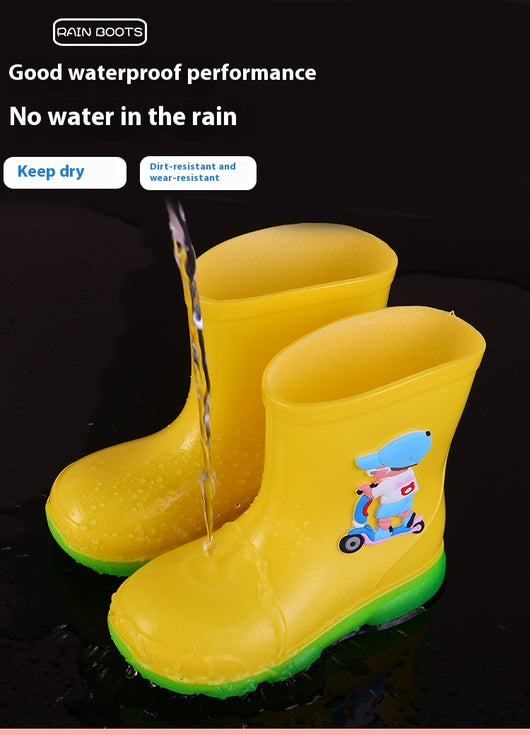 Botas de Lluvia Impermeables Desmontables para Niños con Suela Antideslizante - Image 26