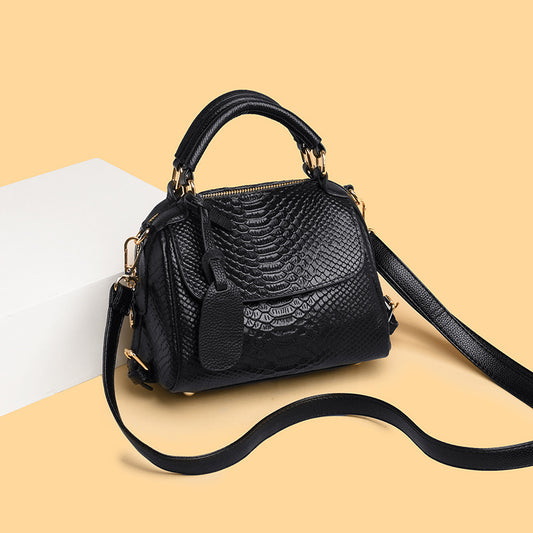 Bolsa Mensajera de Cuero Genuino - Bandolera Compacta Premium