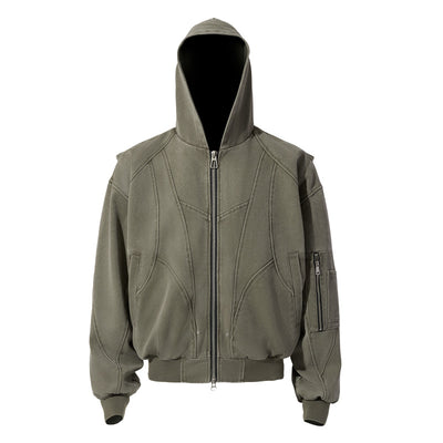 Chaqueta de Trabajo Pesada en Lona Lavada para Hombre - Image 7