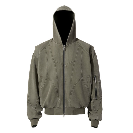 Chaqueta de Trabajo Pesada en Lona Lavada para Hombre - Image 7