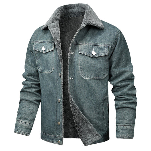 Chaqueta Denim Forrada en Polar para Hombre - Estilo Premium - Image 5