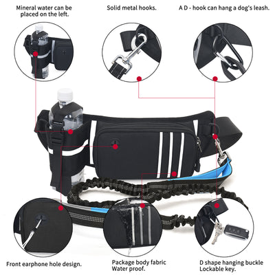 Riñonera Deportiva para Pasear Perros con Correa Integrada - Image 13