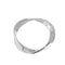 Korean Version Of Sterling Plateado Ring INS Minimalist Personality Wild Mobius Ring 6