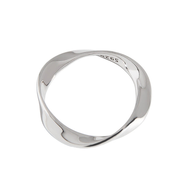 Anillo de Plata Esterlina Minimalista Coreano - Diseño Versátil y Elegante - Image 5