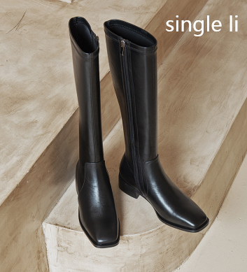 Botas Altas de Invierno en Cuero Premium con Tela Stretch y Forro de Terciopelo - Image 8
