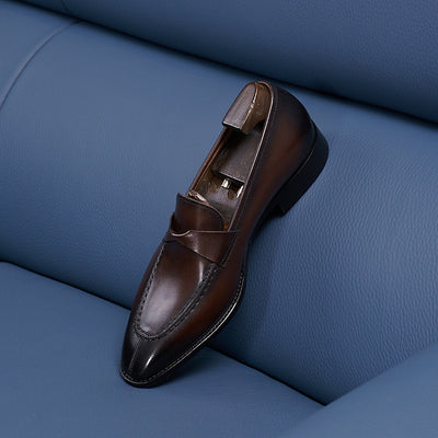 Zapatos de Cuero Genuino para Hombre Estilo Europeo y Británico - Image 31