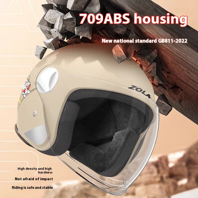 Casco de Bicicleta Eléctrica con Bufanda Térmica para Hombre y Mujer - Image 2