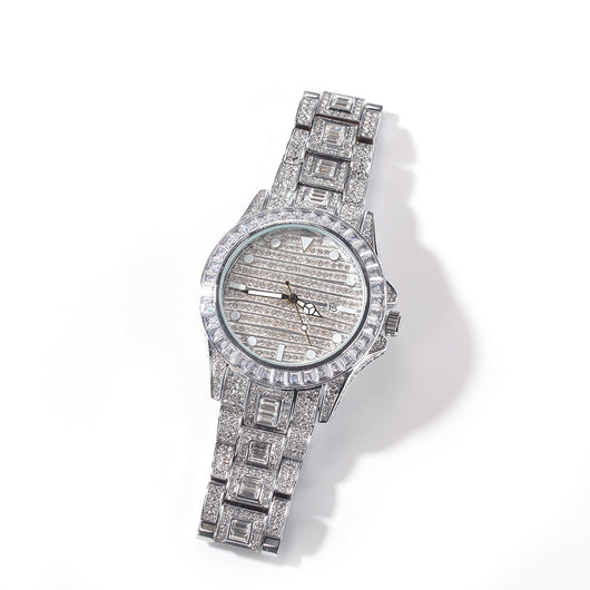 Reloj de Cuarzo Mariposa Diamante con Doble Botón - Image 8