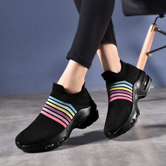 Tenis Deportivos Talla Grande para Mujer con Cojín de Aire y Tejido Volador - Image 6