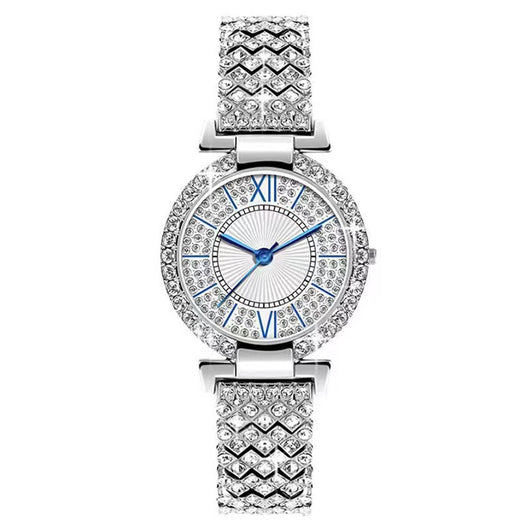 Reloj de Pulsera de Lujo con Diamantes Completos para Mujer - Diseño Versátil y Trendy - Image 12