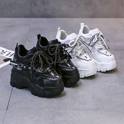 Zapatillas Deportivas Plataforma con Malla Transpirable para Mujer