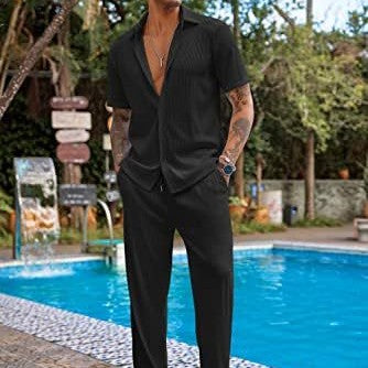Pantalón Corto Suelto de Ocio - Traje Deportivo Casual