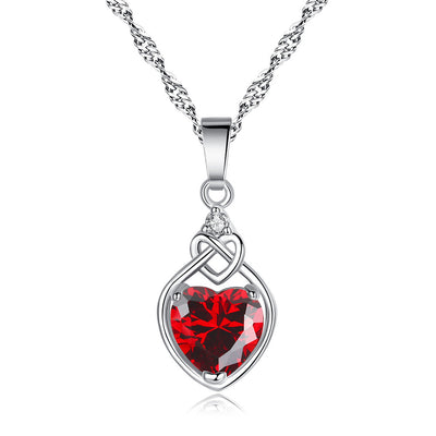Conjunto de Joyas Corazón de Rubí - Image 7
