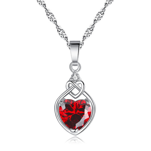 Conjunto de Joyas Corazón de Rubí - Image 7