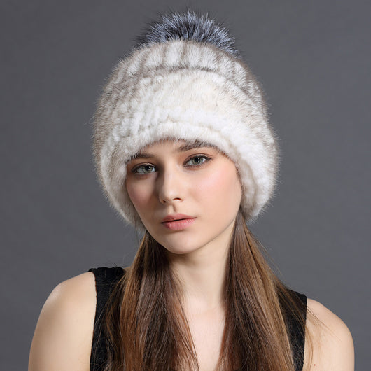 Gorro de Piel de Visón Auténtico - Image 7