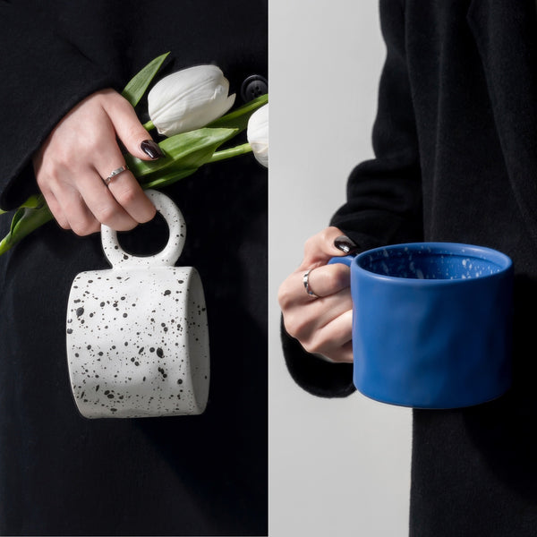 Taza de Cerámica para Parejas - Regalo Navideño de Calidad Premium