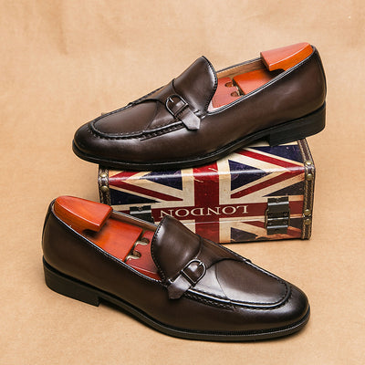 Zapatos de Cuero Premium con Cierre Fácil para Hombre - Image 2