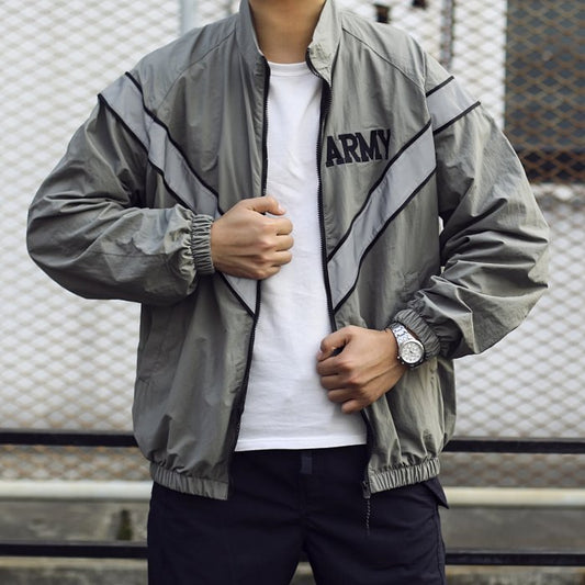 Chaqueta Impermeable Reflectante con Capucha de Secado Rápido para Hombre