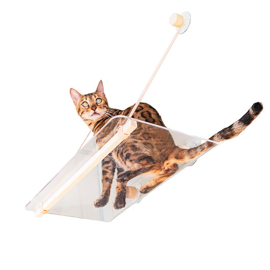 Cama Colgante Transparente para Gatos con Ventosas - Image 4