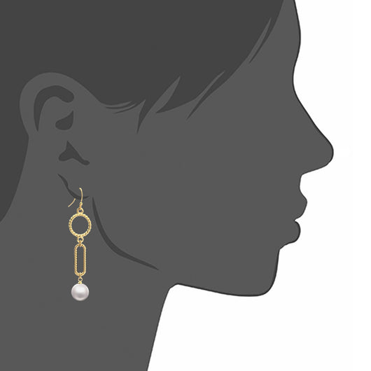 Aretes Largos de Perla - Joyería Elegante y Minimalista - Image 7