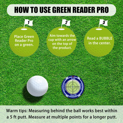 Clip Medidor de Nivel para Gorra de Golf con Marcas de Posición Verde - Image 19