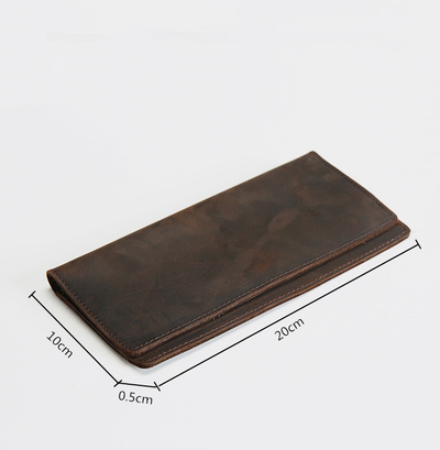 Billetera de Cuero Retro Slim para Hombre - Image 2