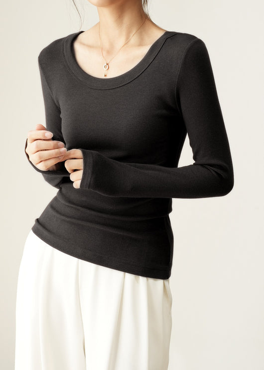 Camiseta Larga Holgada de Algodón para Mujer - Efecto Adelgazante - Image 17
