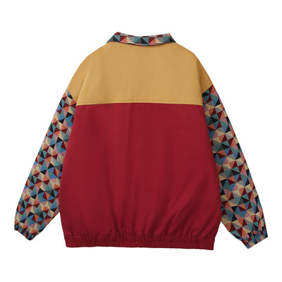 Chaqueta Polo Suelta Retro Americana con Cuello Clásico - Image 11