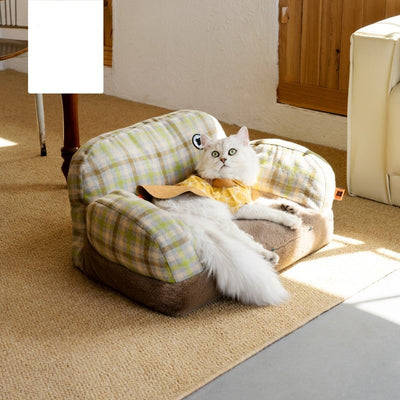 Cama Térmica para Gatos con Nido Desmontable y Lavable