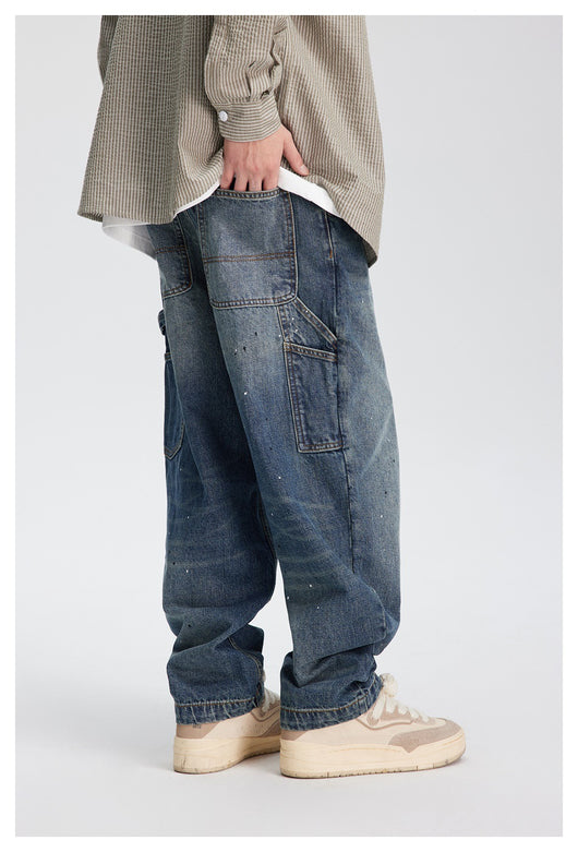 Jeans Rectos Holgados Lavados para Primavera - Versátiles y Cómodos - Image 13