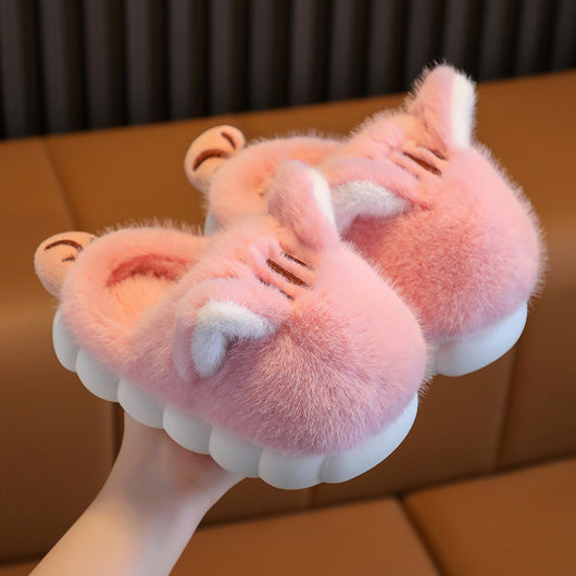 Pantuflas de Algodón para Niños con Diseño de Gatito - Cálidas y Acogedoras - Image 3