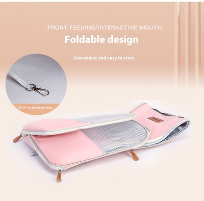 Mochila Transportadora Respirable para Mascotas - Plegable y Portátil - Image 11