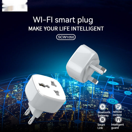 Enchufe Inteligente Remoto con Adaptador de Corriente Europeo y Británico - Image 3