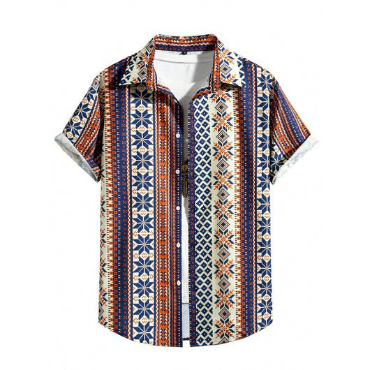 Camisa Suelta de Playa para Hombre - Manga Corta y Cómoda - Image 11