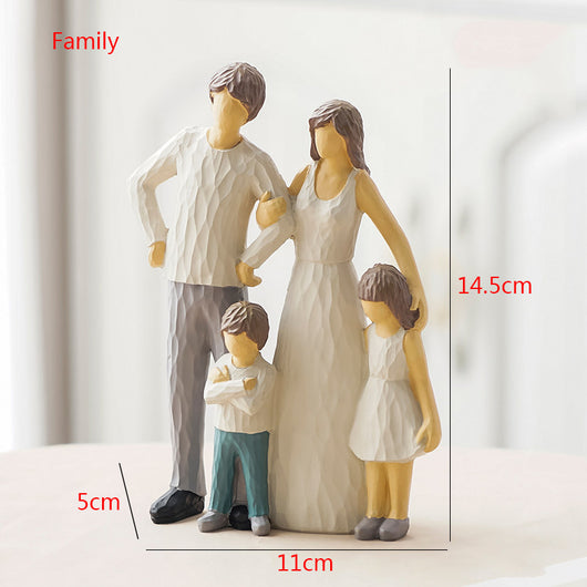 Decoración Familiar Feliz - Personajes Creativos para Bodas y Familia - Image 3