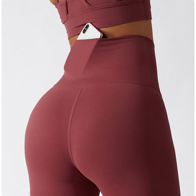 Pantalón Corto Yoga Cintura Alta Levantacaderas Transpirable para Mujer - Image 30