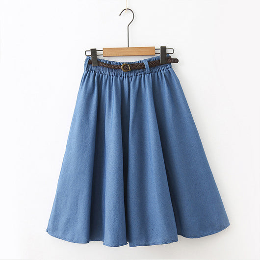 Falda Vaquera Midi para Mujer - Image 6