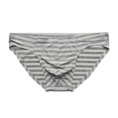 Bóxer Hombre Seamless Ice Silk Rayas Cintura Baja Triángulo - Image 11