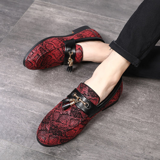 Zapatos de Cuero con Flecos para Hombre - Image 9