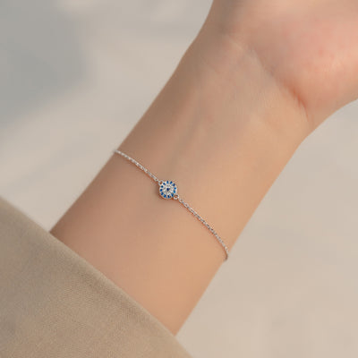 Pulsera de Plata S925 Ojo de Diamante - Joya Elegante para Mujer - Image 3