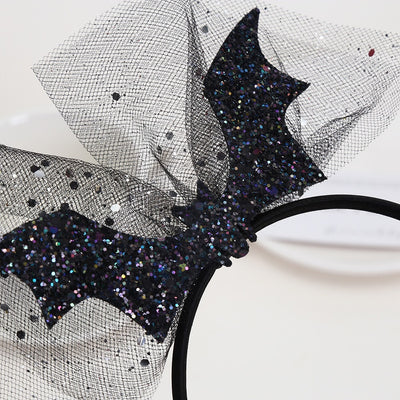 Diadema de Murciélago de Malla para Halloween - Image 3