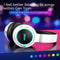 Auriculares Bluetooth Plegables con Luz LED