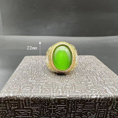 Anillo de Acero Inoxidable y Titanio para Hombre - Diseño Casual - Image 9