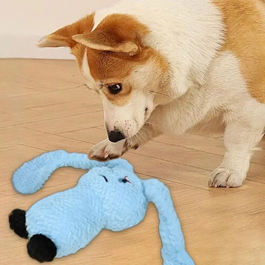 Juguete de Dentición para Perros Conejo Chirriante Peluche Masticable Portátil - Image 15