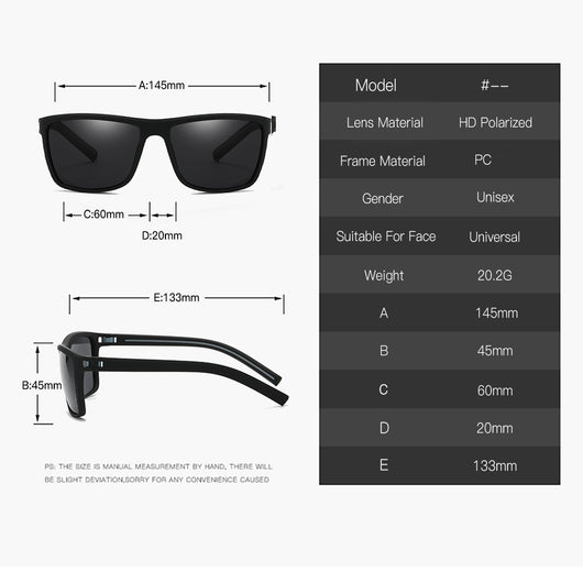Gafas de Sol Polarizadas para Hombre con Protección UV - Estilo Europeo y Deportivo - Image 27