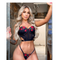 Lingerie Sexy de Renda Preta com Aro - Design Elegante e Sedutor