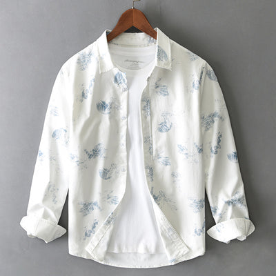 Camisa Estampada Manga Larga Casual para Hombre - Versatilidad Total - Image 6